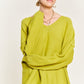 V-NECK OVERSIZED SWEATER PLUS JJK5013P