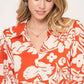 Umgee Floral Print Tiered Midi Dress Midi Dresses