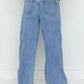 Mid Rise Asymmetrical Waist Wide Leg Jeans - DAVERRI FASHIONS