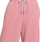 Zenana Scuba Drawstring Pants Lt Rose - DAVERRI FASHIONS