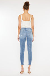 Kancan High Waist Cat's Whiskers Skinny Jeans | Daverri Fashions