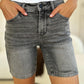 Judy Blue Full Size High Waist Washed Denim Shorts Denim Shorts