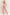 ADORA Ribbed V-Neck Wide Leg Jumpsuit with Pockets 2TONE PINK S