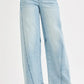 RISEN Full Size Mid Rise Fit Barrel Jeans Jeans