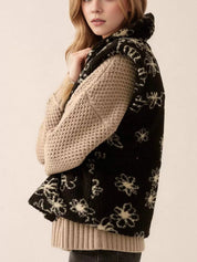 Zip Up Vest Coat with Pockets | Vest Jackets Daverri Fashions