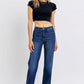 Judy Blue Full Size Tummy Control Straight Jeans - DAVERRI FASHIONS