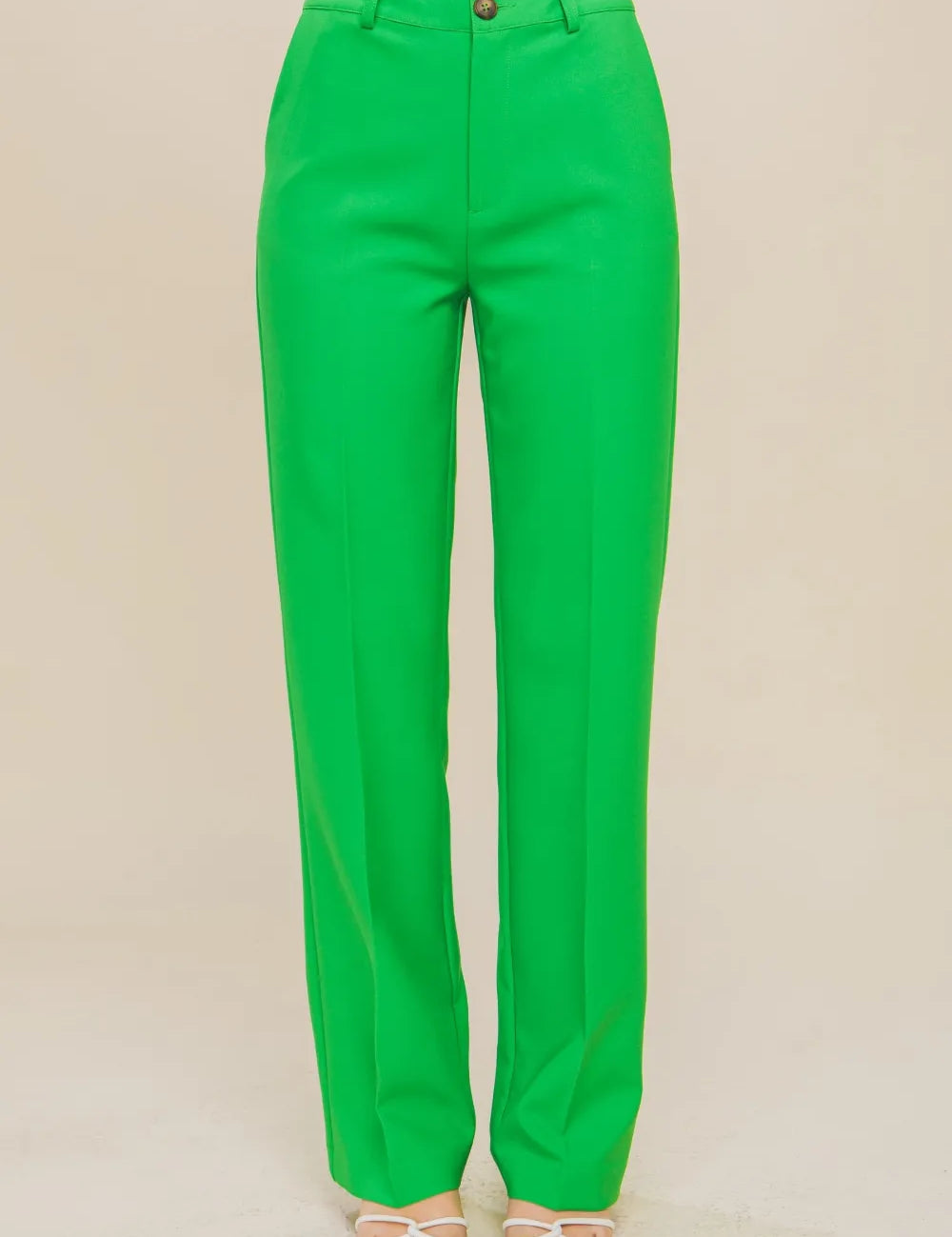 Love Tree High Waist Straight Pants | Pants Daverri Fashions