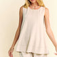 Davi & Dani Contrast Seam Top and Short Set Outfit Sets