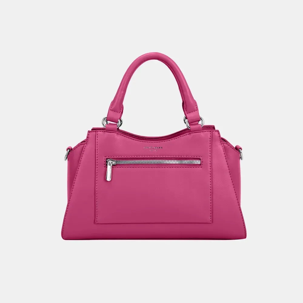 David Jones PU Leather Handbag - DAVERRI FASHIONS