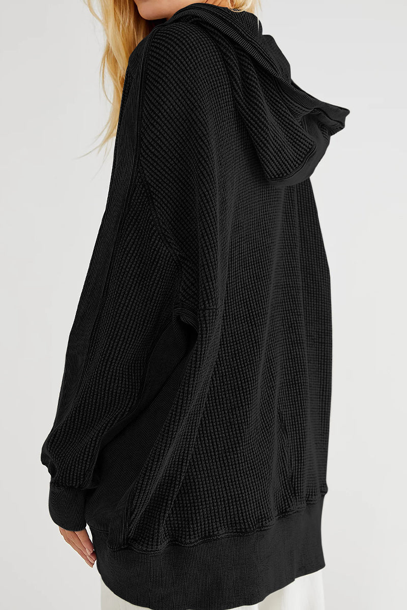 Zip-Up Long Sleeve Jacket | Jackets Daverri Fashions