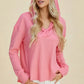 Double Take Full Size High-Low Dropped Shoulder Long Sleeve Hoodie - DAVERRI FASHIONS