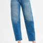 RISEN Tummy Control High Rise Ankle Slim Barrel Jeans - DAVERRI FASHIONS