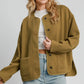 Umgee Textured Jacquard Jacket CAMEL Jackets