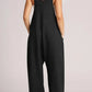 Lovelet Wide Strap Jumpsuit with Pockets - DAVERRI FASHIONS