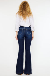 Kancan Mid Rise Slim Flare Jeans | Daverri Fashions