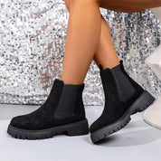 Elastic Side Panels Ankle Boots | Boots Daverri Fashions