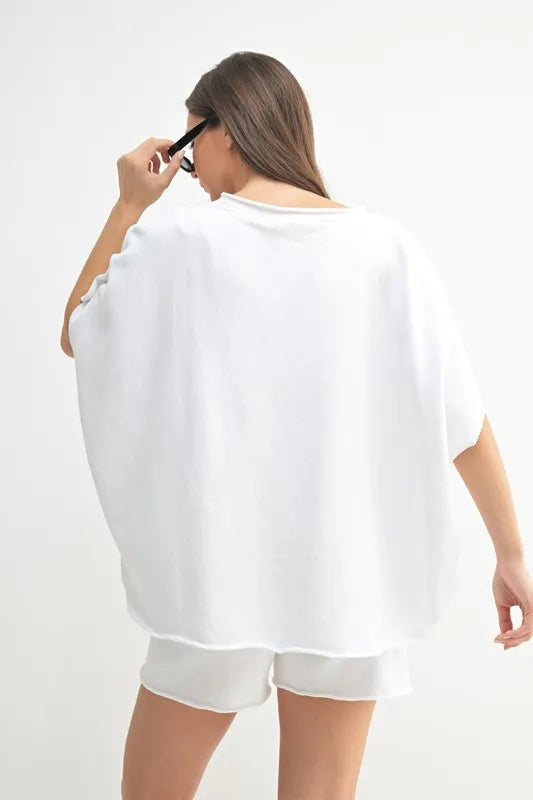MONO B Malibu Vintage Dolman Top