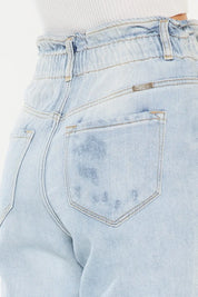 Kancan Open Pack Paperbag Mom Jeans | Jeans Daverri Fashions