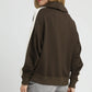 Umgee Color Block Polo Sweatshirt Sweatshirts