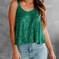 Sequin Scoop Neck Tank - DAVERRI FASHIONS