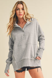 HEATHER GRAY S Vivi Pullover | Hoodies Daverri Fashions