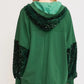 Umgee Sequined French Terry Jacket