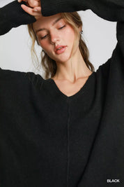 Umgee Wool Blended Pullover Sweater | Sweaters Daverri Fashions