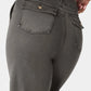 High Waist Jeans with Pockets - DAVERRI FASHIONS