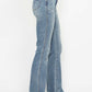 Judy Blue Full Size Tummy Control Back Embroidered Pocketed Bootcut Jeans Plus Size