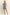 ADORA Smocked Spaghetti Strap Denim Romper Rompers