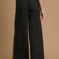 Umgee Front Pleated Wide-Leg Pants with Contrast Trim - DAVERRI FASHIONS