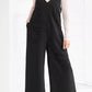 V-Neck Wide Leg Jumpsuit - DAVERRI FASHIONS