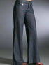 Full Size High-Waisted Wide-Leg Wash Jeans Plus Size - DAVERRI FASHIONS
