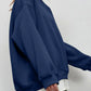 Round Neck Dropped Shoulder Long Sleeve Sweatshirt - DAVERRI FASHIONS