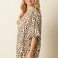 Mittoshop Animal Print Puff Sleeve Mini Dress - DAVERRI FASHIONS