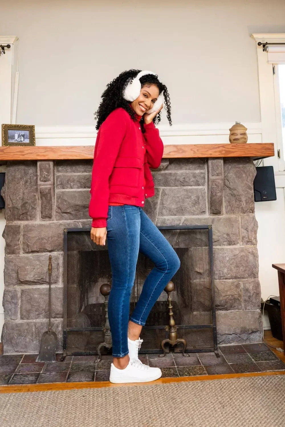 Judy Blue Full Size Washed Thermal Skinny Jeans Plus Size - DAVERRI FASHIONS