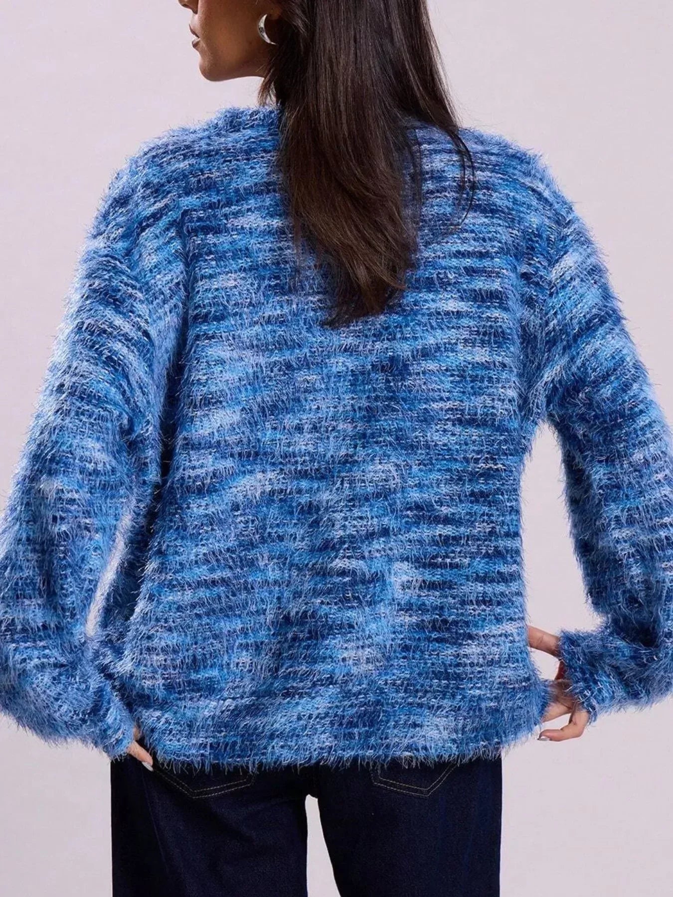 Daverri Fashions Textured Knit Button-Down Cardigan - DAVERRI FASHIONS