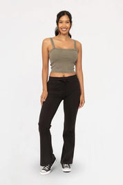 Mono B Drawstring Flared Pants | Daverri Fashions