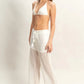 HYFVE Crochet Bra and Drawstring Pants Set Outfit Sets