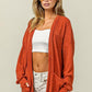 BiBi Open Front Drop Shoulder Cardigan with Pockets Cardigans