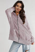 Zip-Up Long Sleeve Jacket - DAVERRI FASHIONS