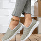Breathable Mesh Slip-On Sneakers - DAVERRI FASHIONS