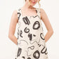 And The Why Square Neck Abstract Printed Maxi Dress - DAVERRI FASHIONS