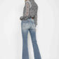 Judy Blue Full Size Tummy Control Back Embroidered Pocketed Bootcut Jeans Plus Size