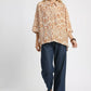 Umgee Abstract Print Button-Up Oversized Shirt - DAVERRI FASHIONS