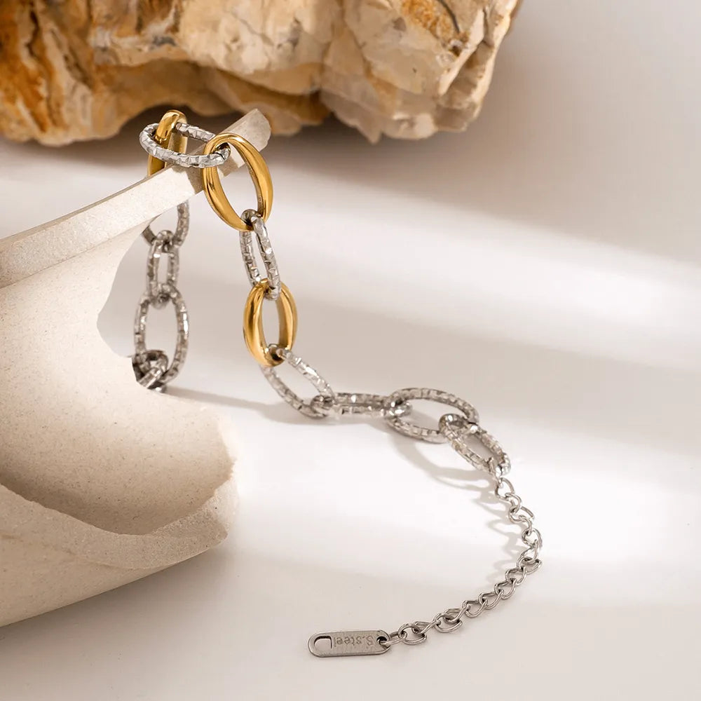 18K Gold-Plated Stainless Steel Bracelet | Bracelets Daverri Fashions