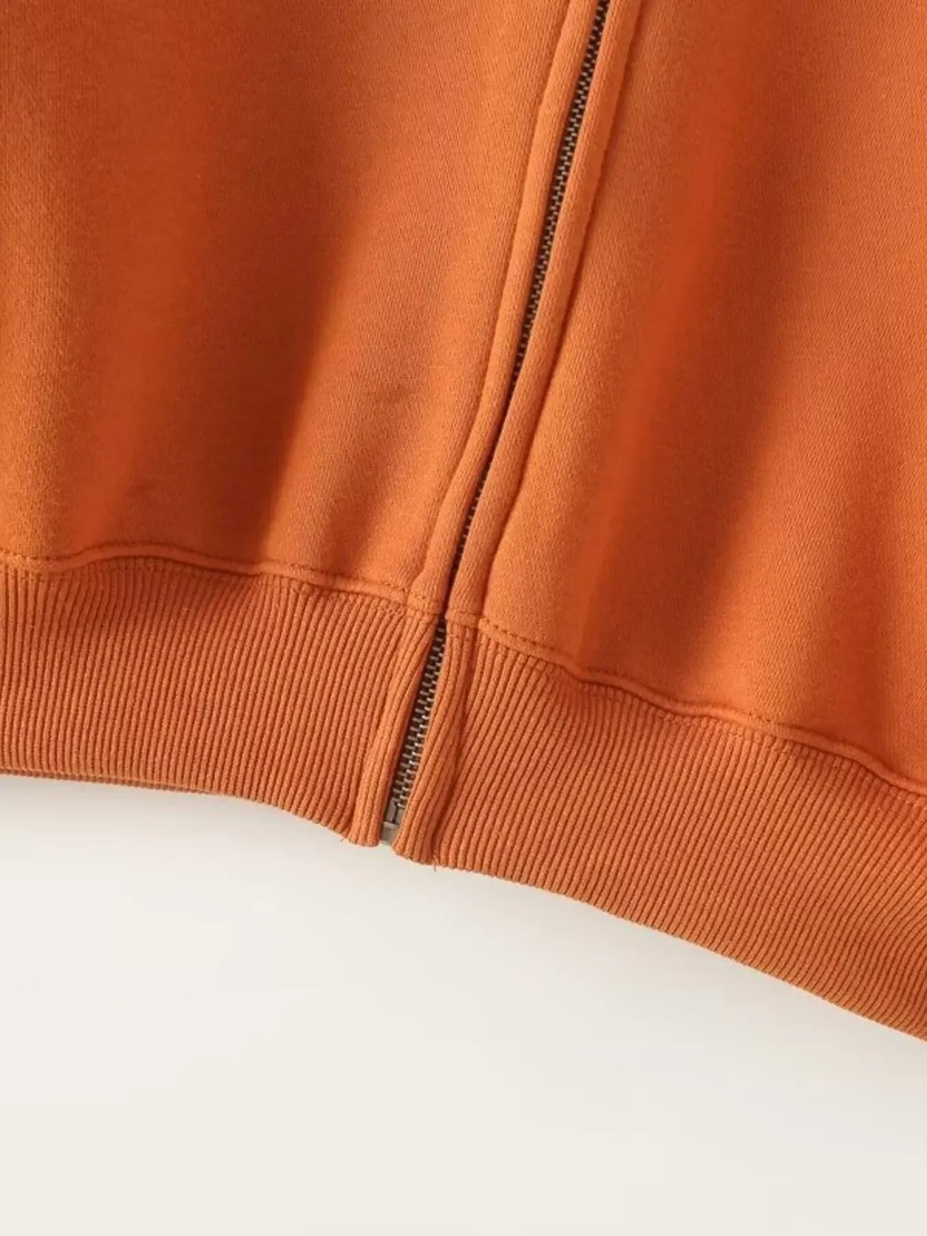 Daverri Fashions Zip Up Top and Drawstring Pants Two-Piece Set - DAVERRI FASHIONS