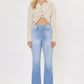 Kancan Curvy High Rise Flare Jeans - DAVERRI FASHIONS