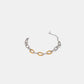 18K Gold-Plated Stainless Steel Bracelet - DAVERRI FASHIONS