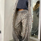 Daverri Fashions Long Sleeve Leopard Print Longline Top and Pants Set - DAVERRI FASHIONS